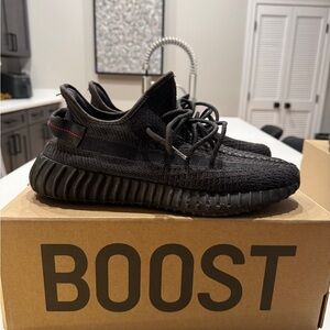 Yeezy Boost 350 V2 Black and White Sneakers